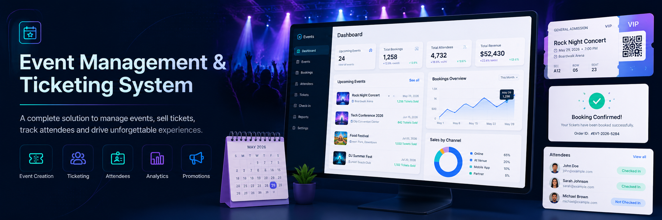 Event Management & Ticketing System preview